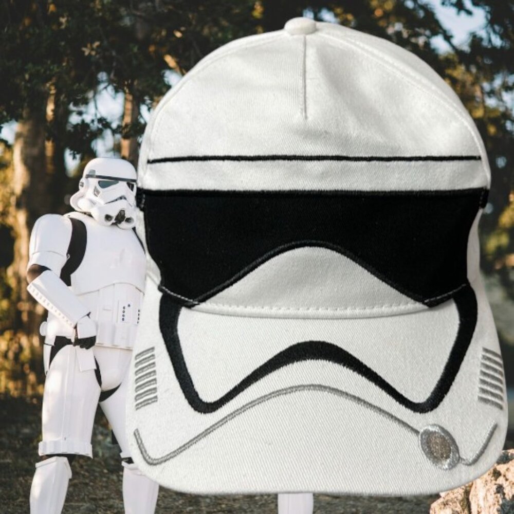 Disney Parks Star Wars Storm Trooper Galactic Empire Rule Galaxy White Hat Cap